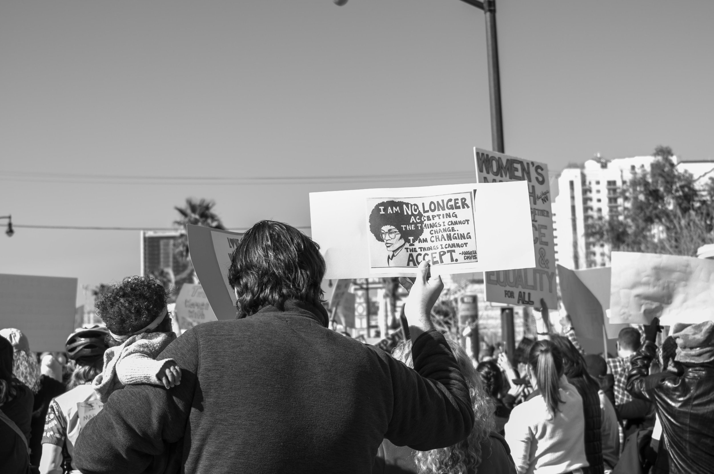 Women's March Las Vegas Photography Heather Byington