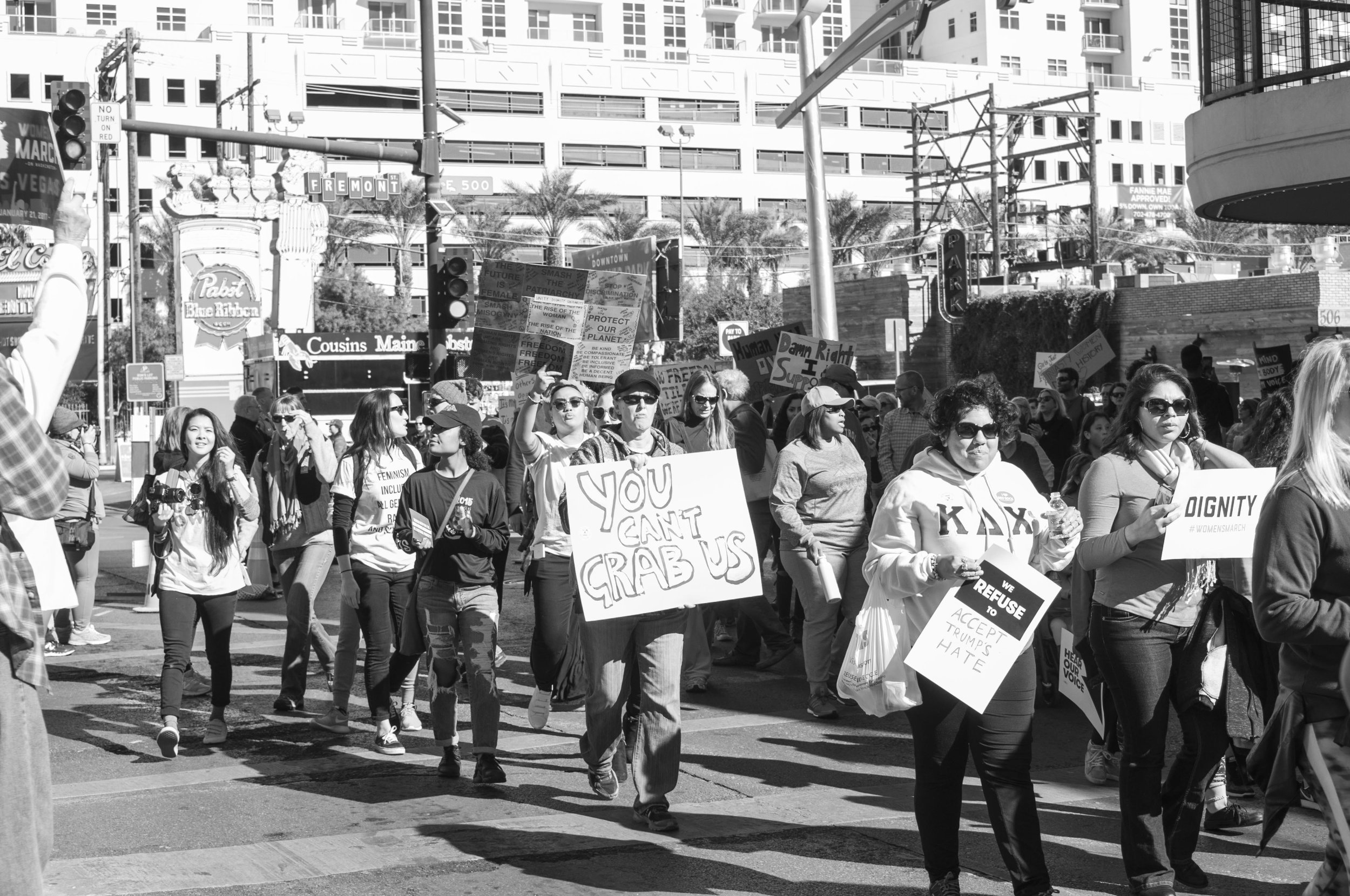 Women's March Las Vegas Photography Heather Byington