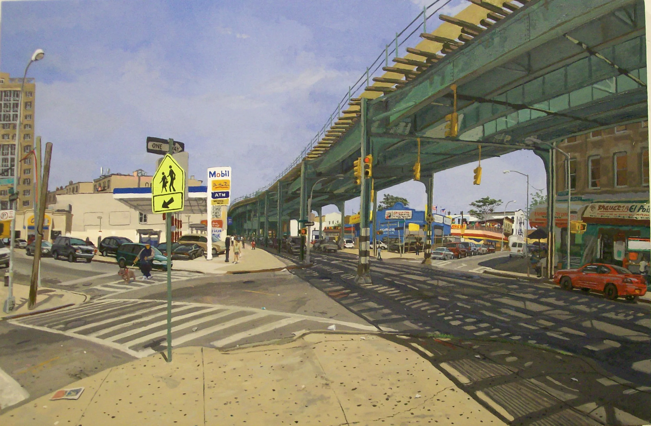 Intersection of Myrtle , Irving and Grove