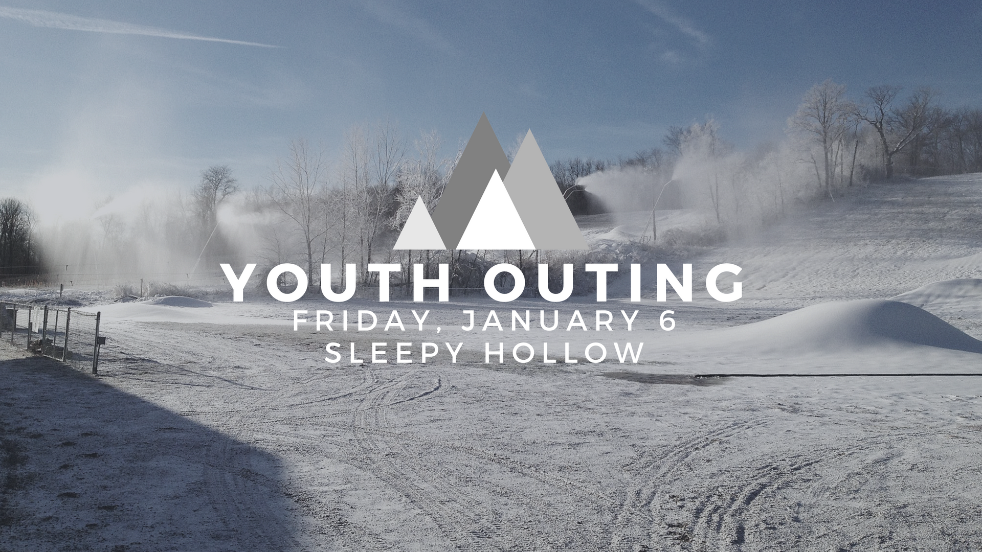 Gateway Youth (Middle & High school students) will be taking the slopes of Sleepy Hollow after a pizza dinner! Contact nate@thegatewaychurch.com for more details!