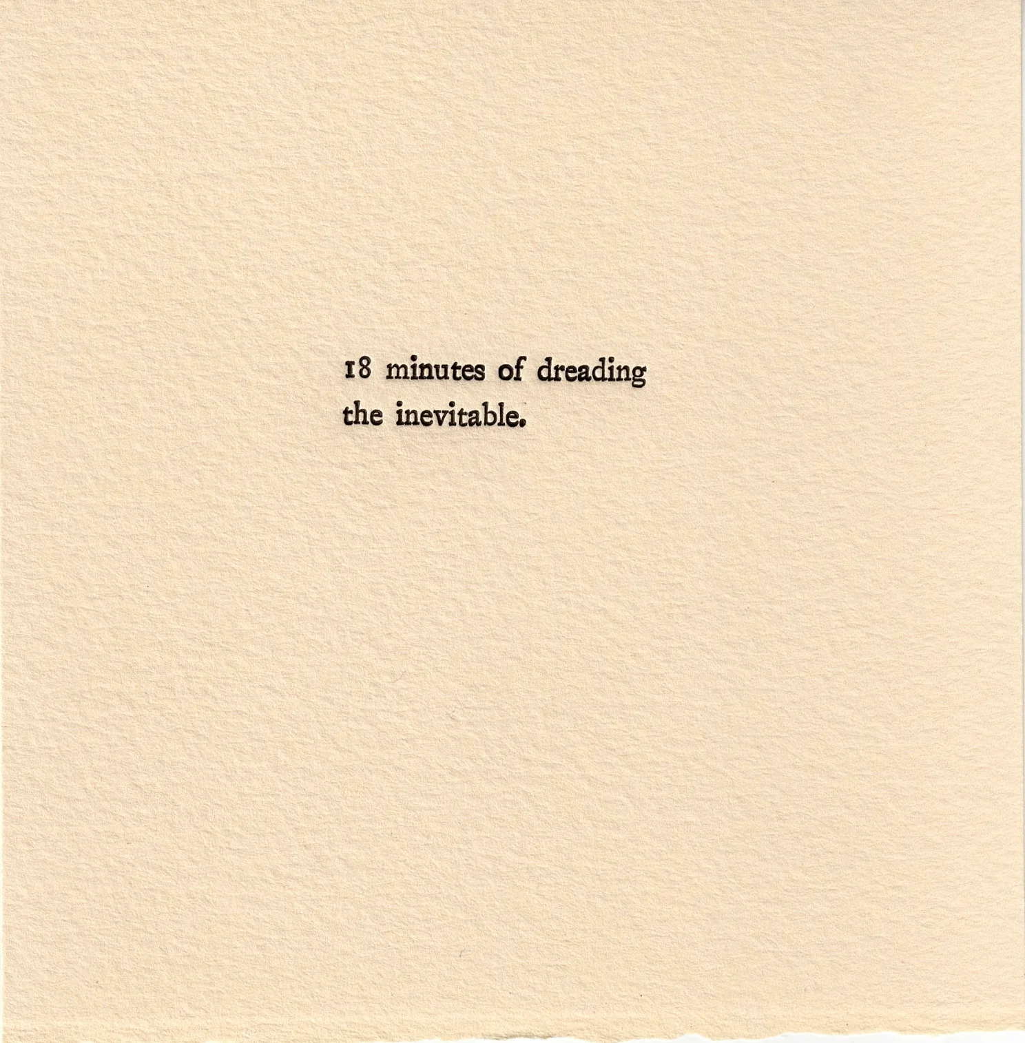 Time Wasting Experiment 0007