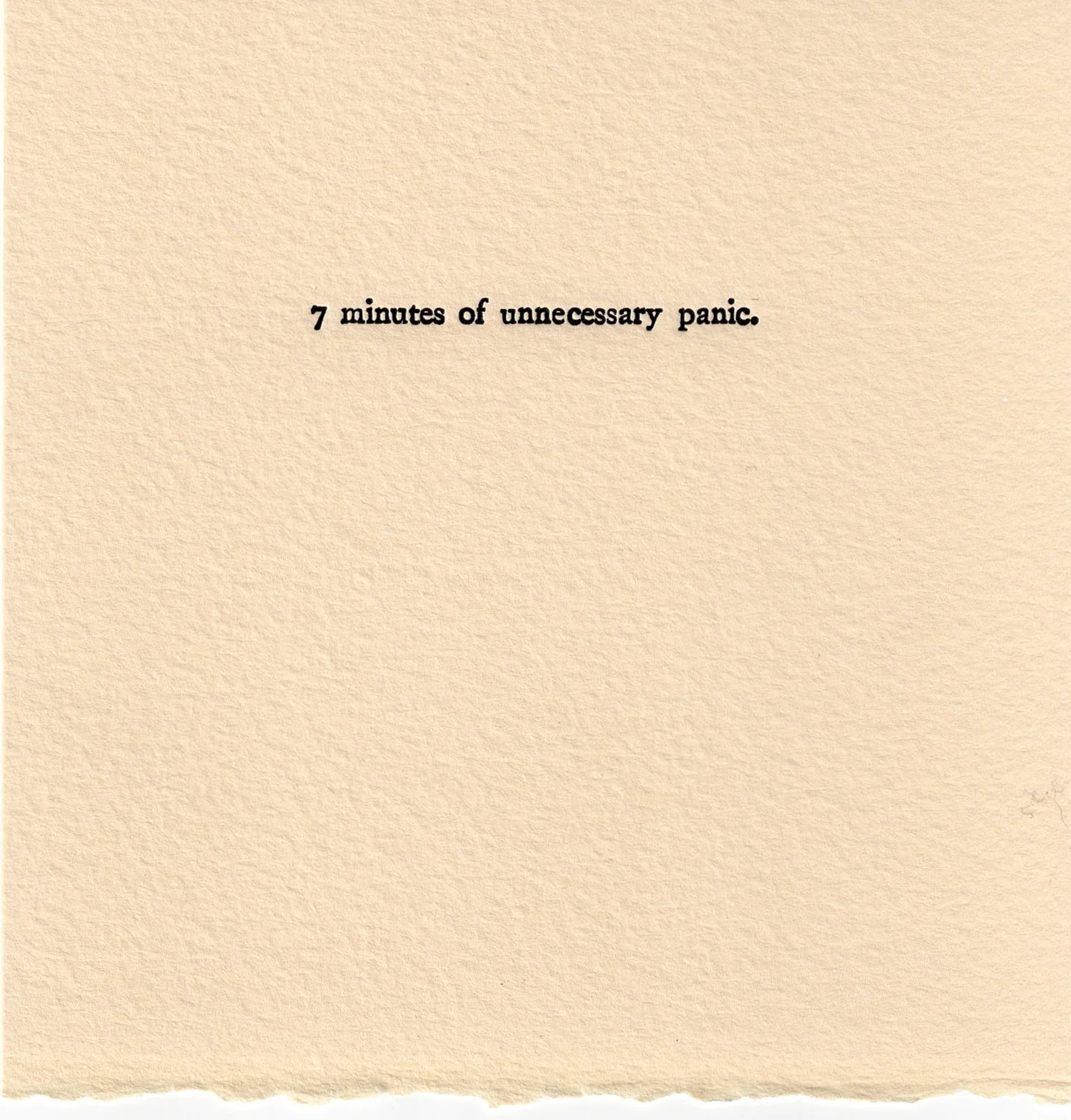 Time Wasting Experiment 0008