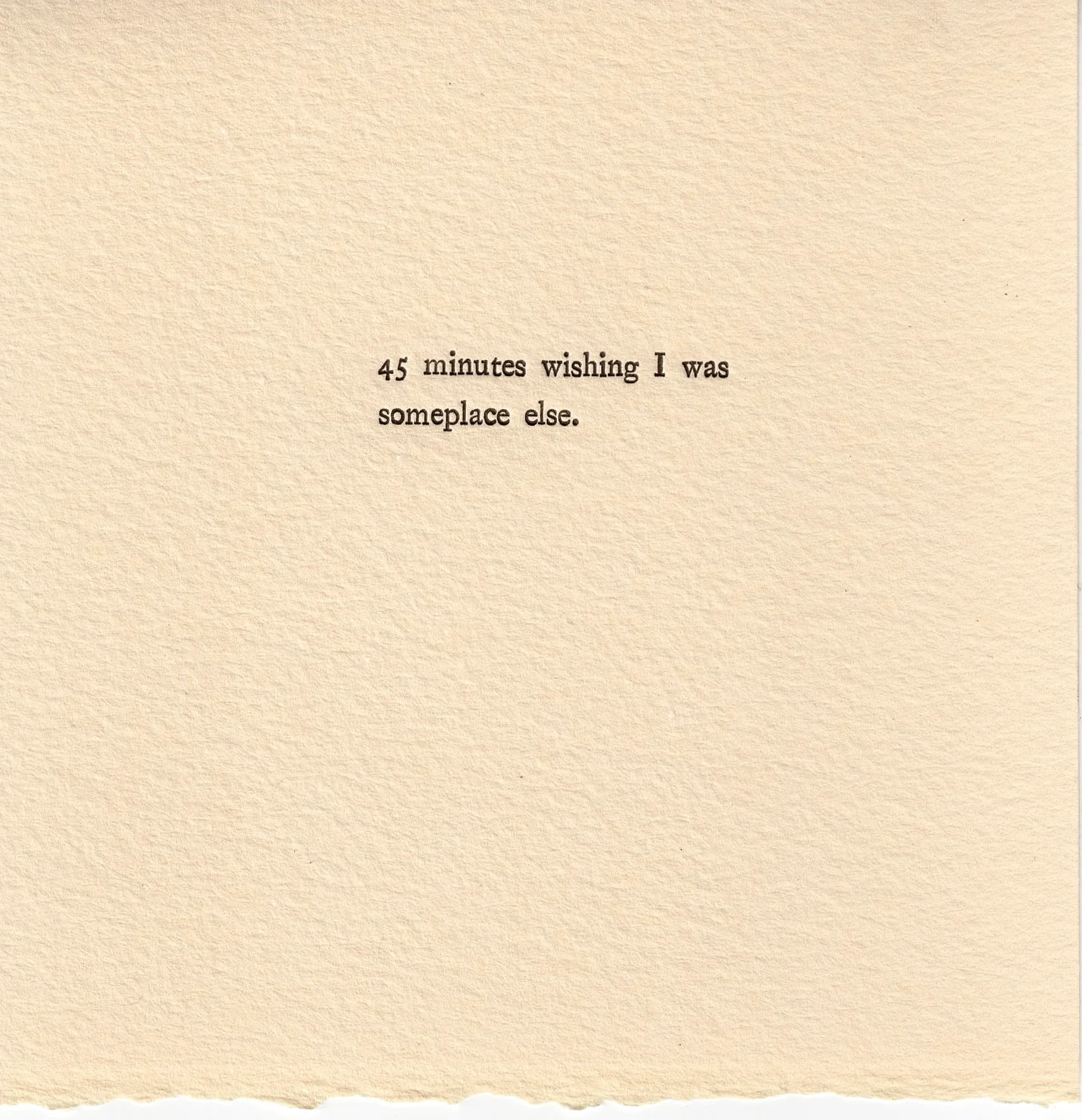 Time Wasting Experiment 0026