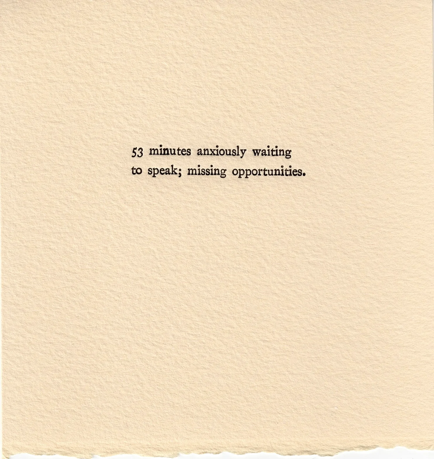 Time Wasting Experiment 0056