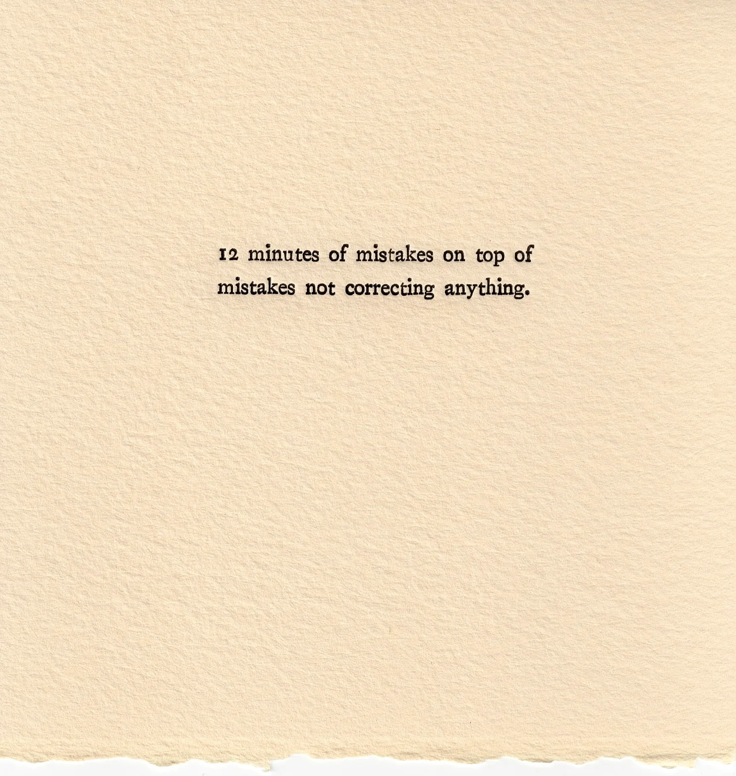 Time Wasting Experiment 0030