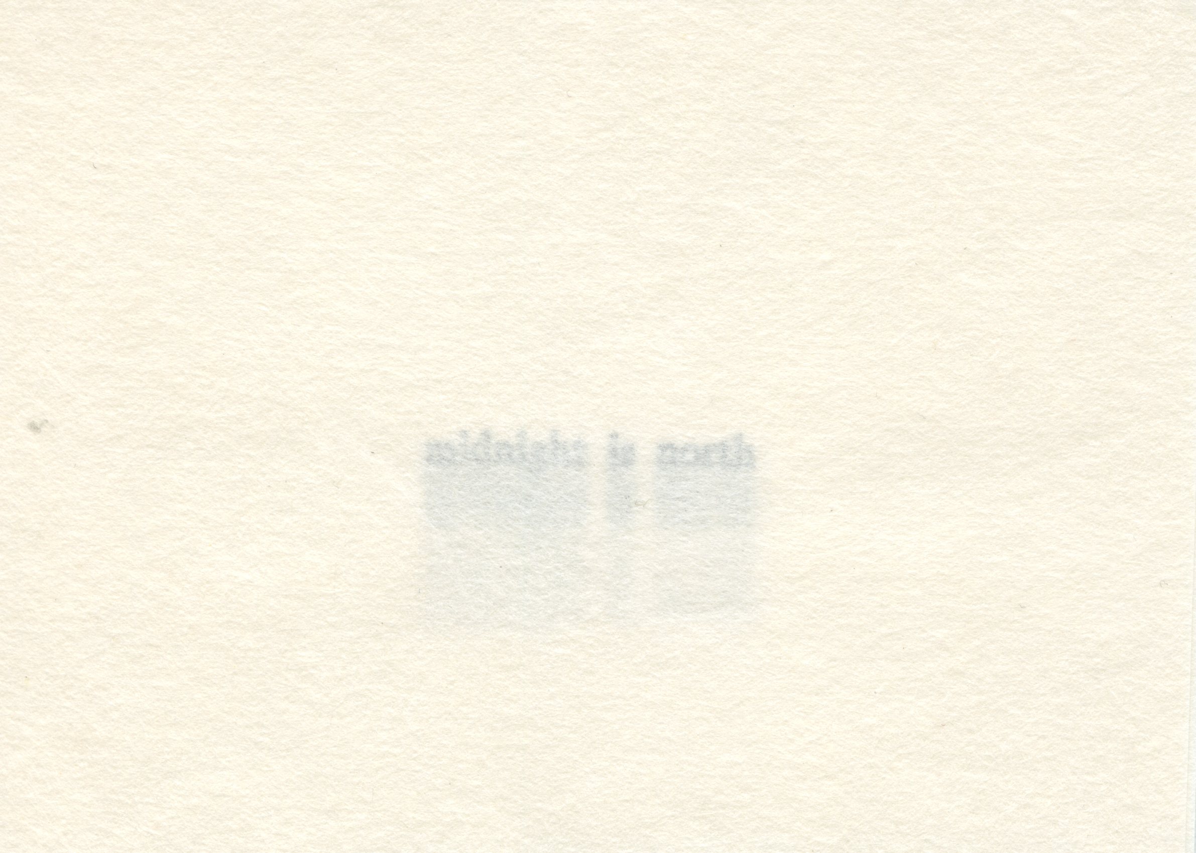 lettepress on cicada wing 3x4 in. 2016