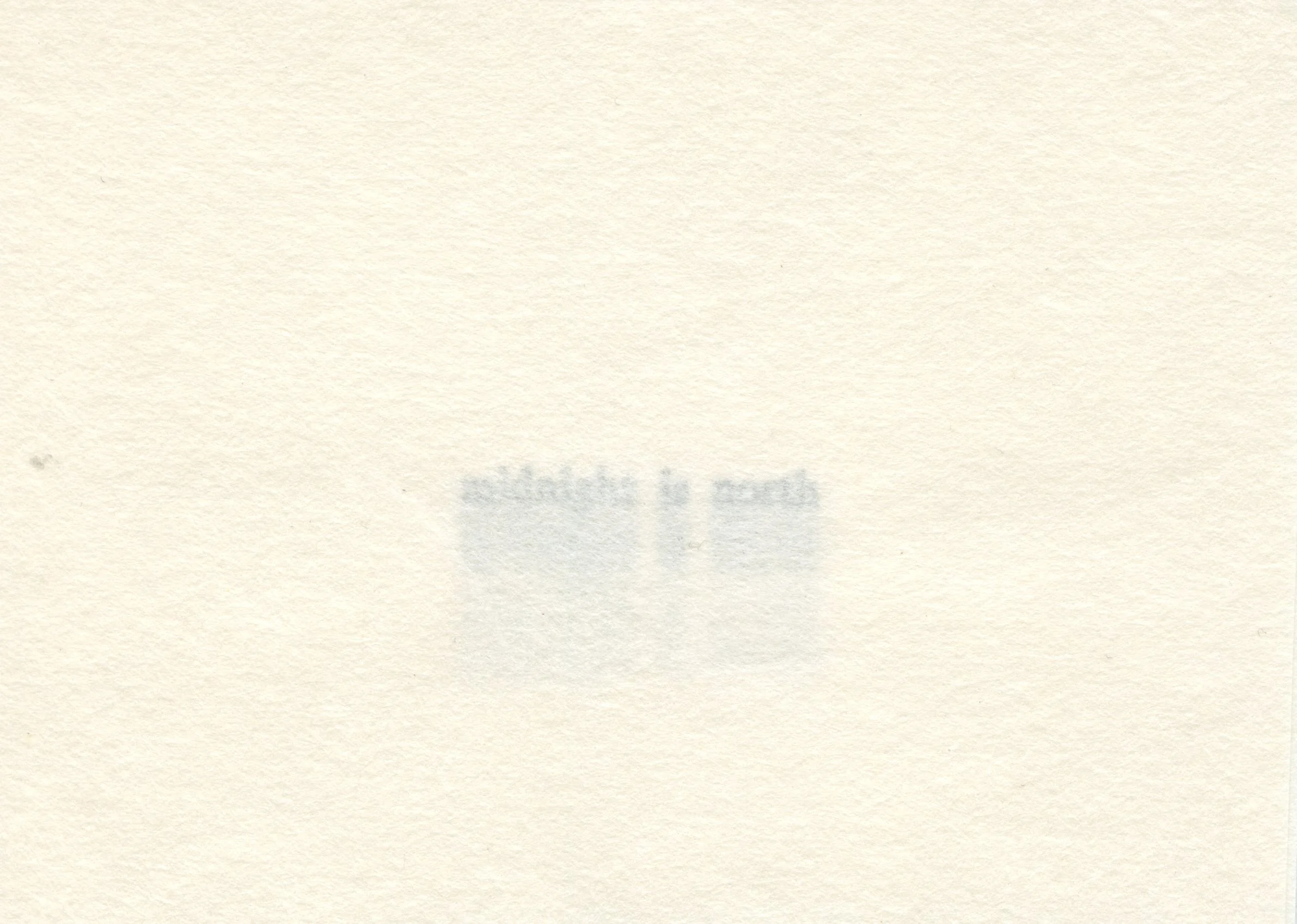 lettepress on cicada wing 3x4 in. 2016