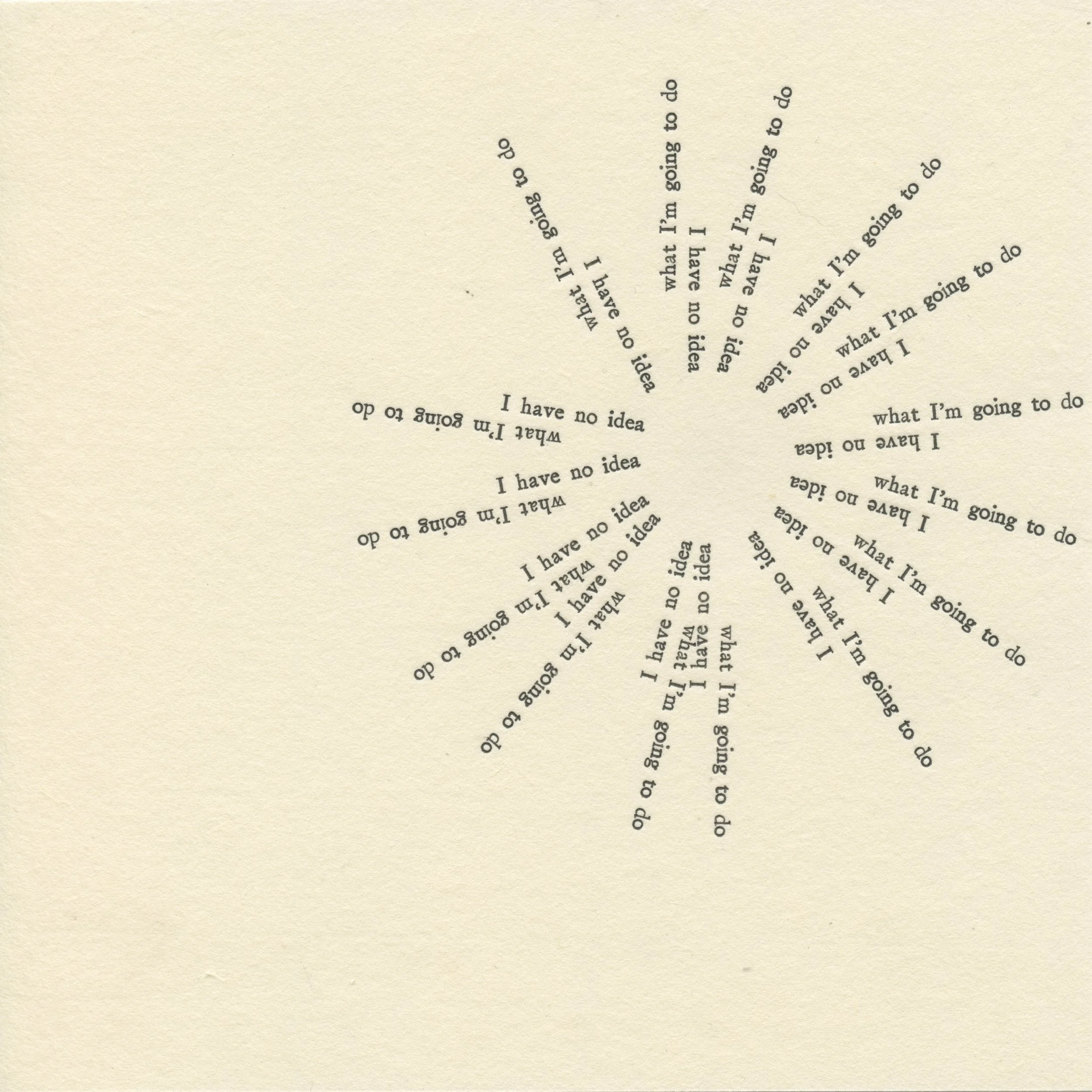 Untitled (I have no idea what I'm going to do)
