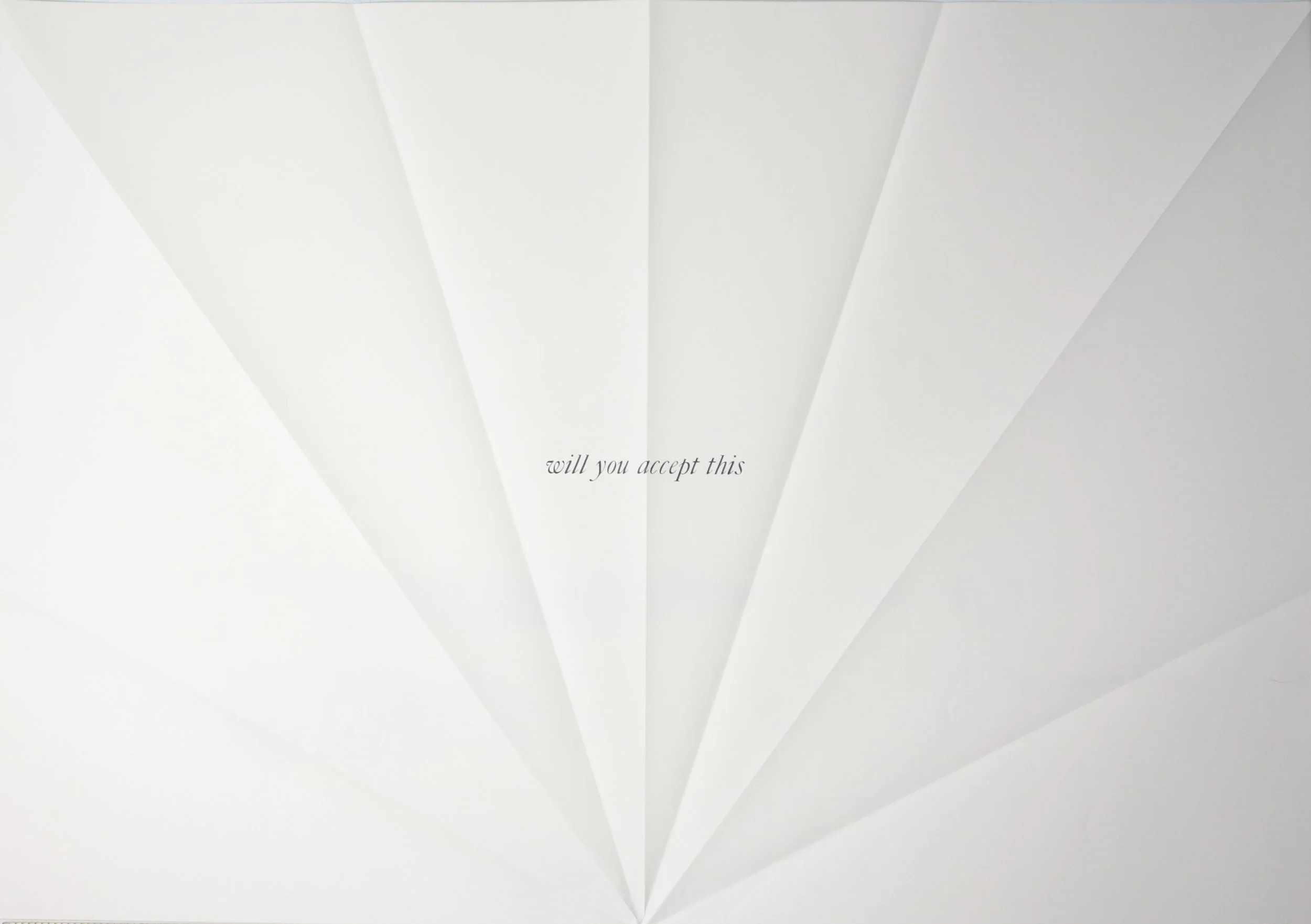 Untitled (will you accept this)