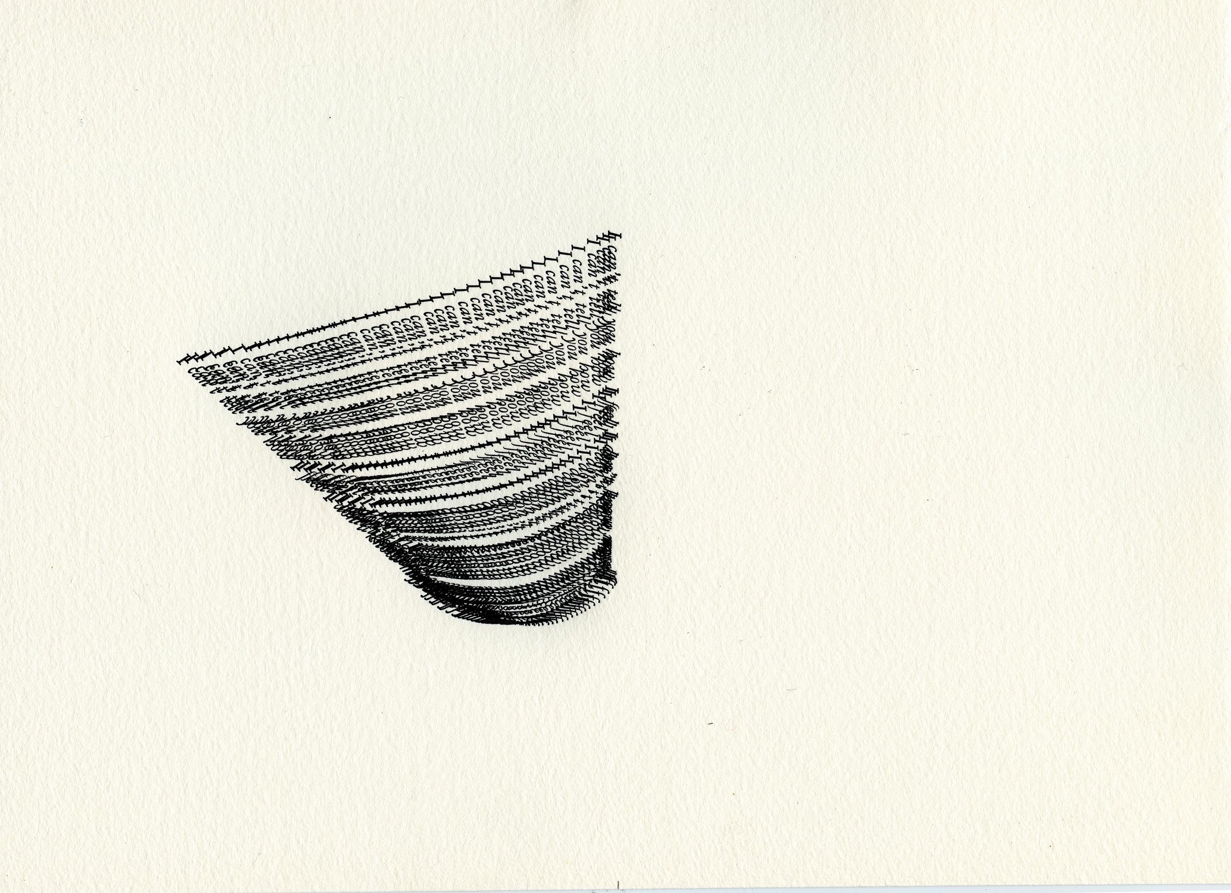Untitled (I can't tell you how I feel I don't know myself)