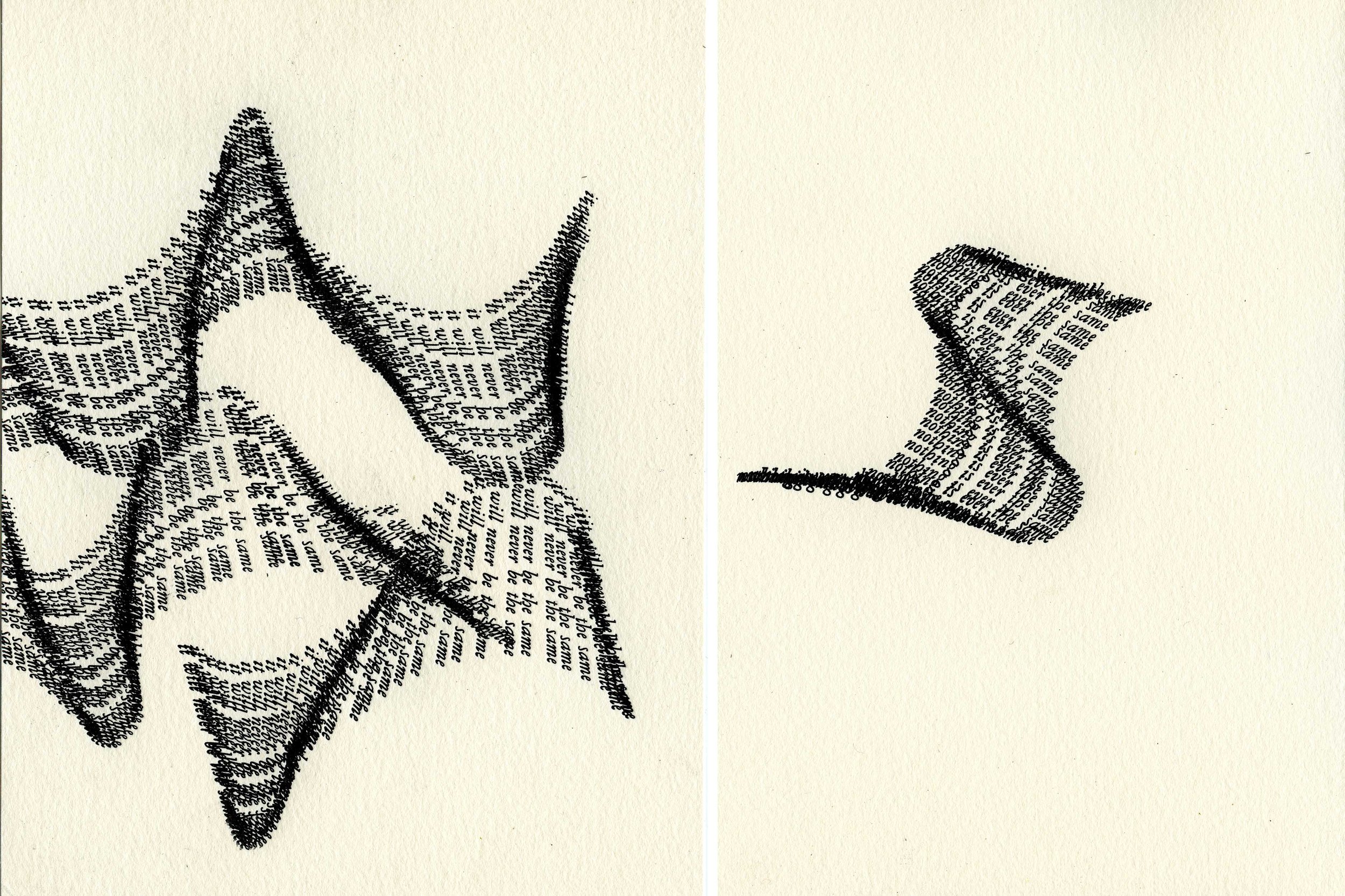 Untitled (it will never be the same/nothing is ever the same)