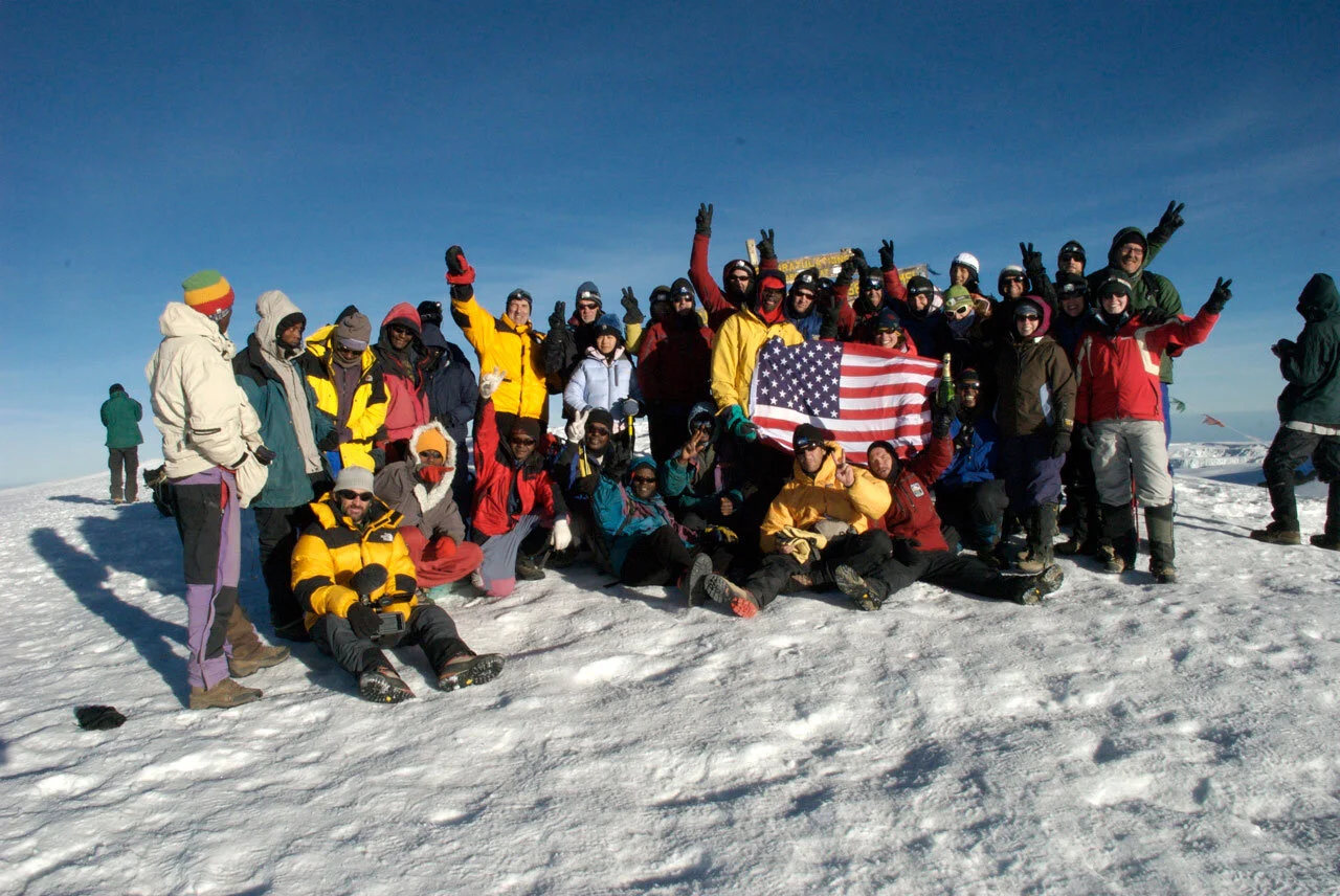 Summit of Mt Kilimanjaro, Africa