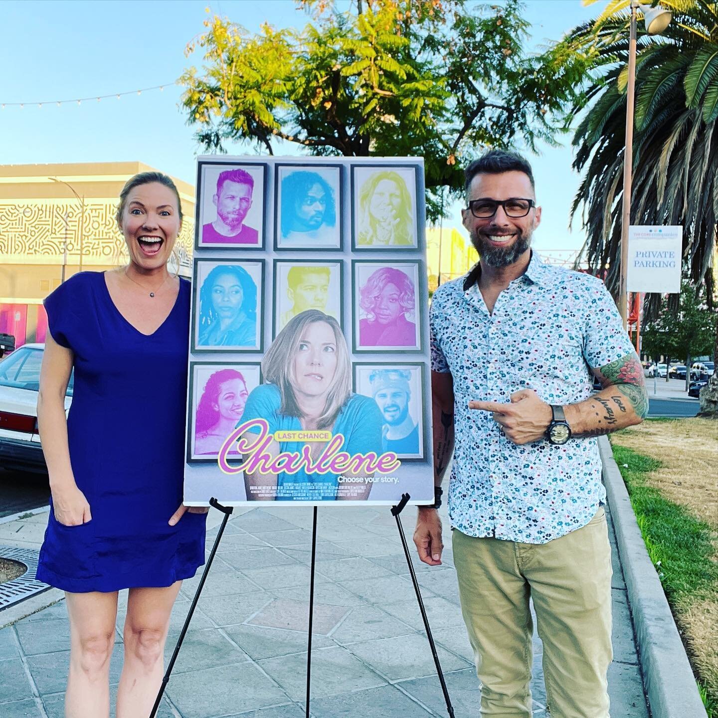 I’m with @ewingallison (aka Charlene) inviting people to come to see LAST CHANCE CHARLENE in San Jose at @cinequestorg FIM FEST: Sunday August 21st at 1:45pm. I have one free ticket CODE to the first person who DM’s me. 
.
.
@bravemakeror