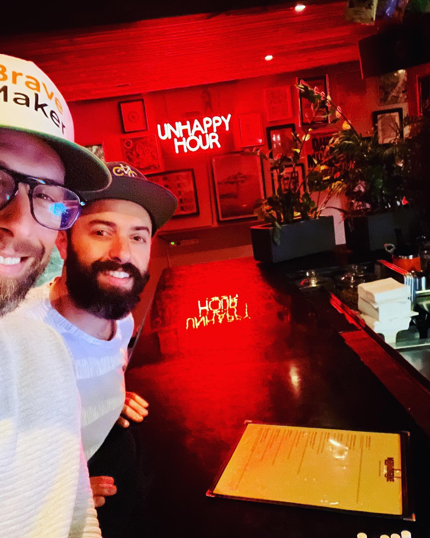 With my broooo @nickymus.
That sign lied.
.
#redlight #HappyHour