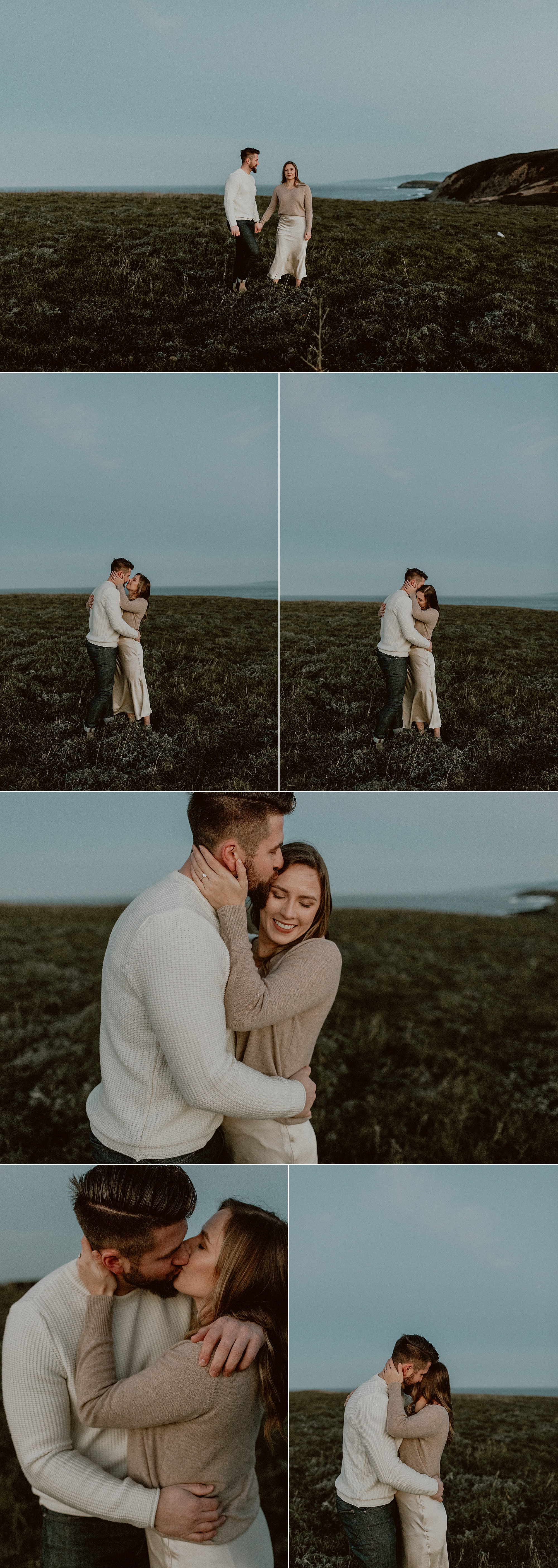 Bodega Headlands Sunrise Engagement Shoot | Gretchen Gause Photography #BodegaBay #EngagementSession #SunriseSession #SanFranciscoEngagementPhotographer #BayAreaWeddingPhotographer #DestinationWedding #RealCouple