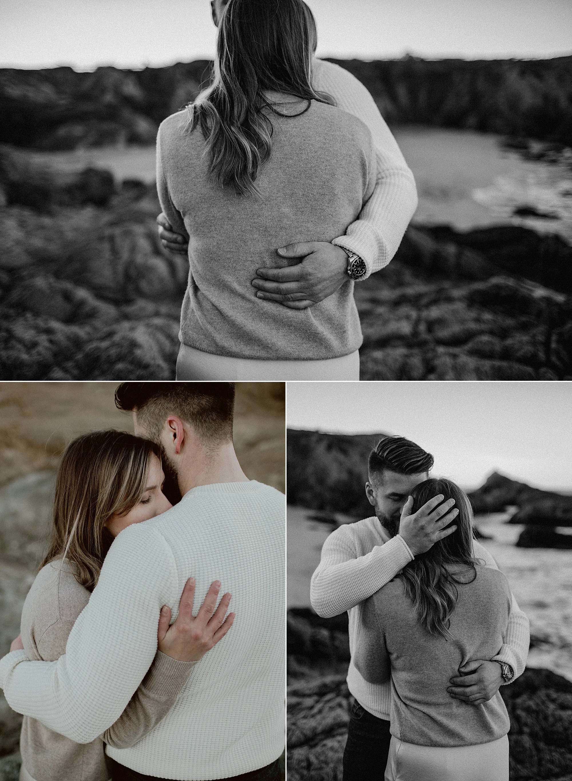 Bodega Headlands Sunrise Engagement Shoot | Gretchen Gause Photography #BodegaBay #EngagementSession #SunriseSession #SanFranciscoEngagementPhotographer #BayAreaWeddingPhotographer #DestinationWedding #RealCouple