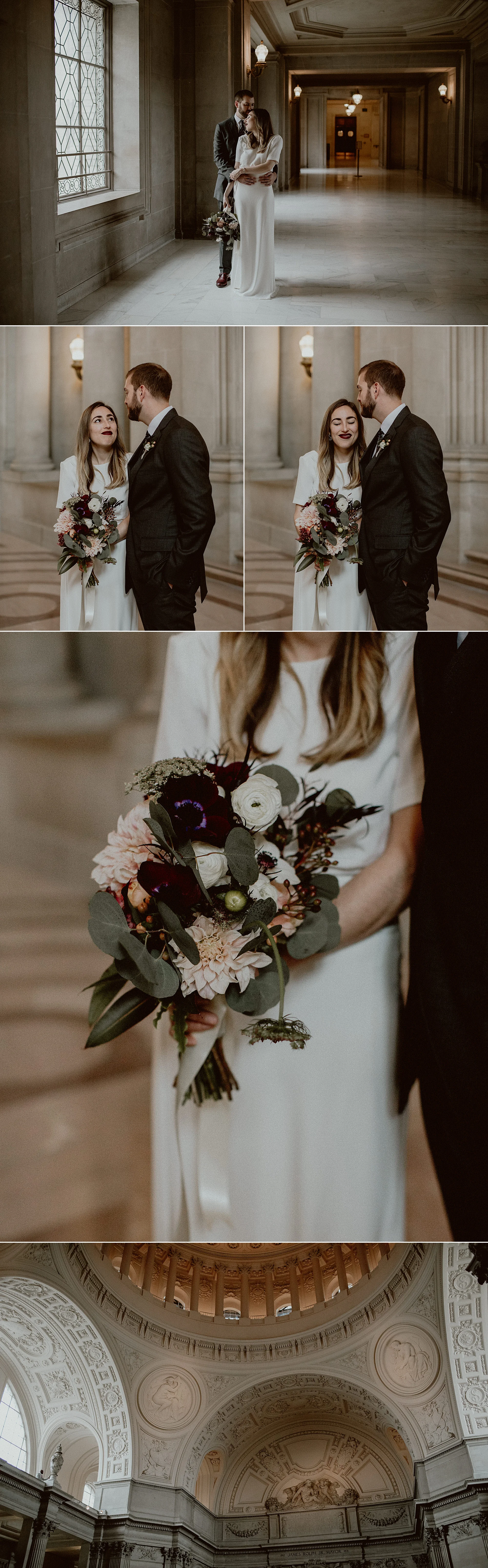 Intimate San Francisco City Hall Wedding | Gretchen Gause Photography #theknotwedding #sfcityhallwedding #sfwedding #sfweddingphotographer #sfelopement #intimatewedding #cityhallwedding