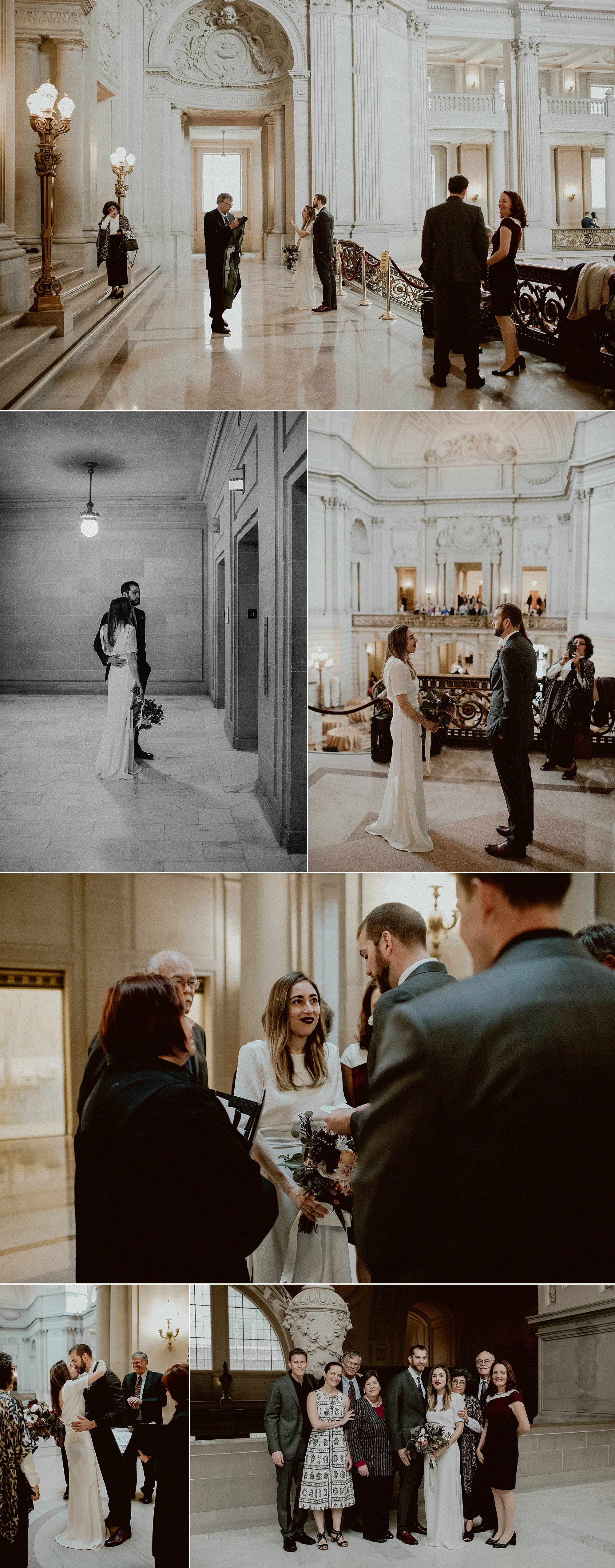 Intimate San Francisco City Hall Wedding | Gretchen Gause Photography #theknotwedding #sfcityhallwedding #sfwedding #sfweddingphotographer #sfelopement #intimatewedding #cityhallwedding