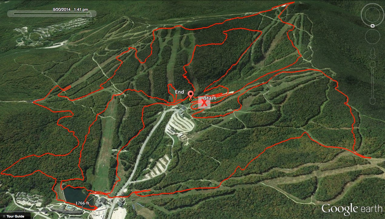 So far we had completed one lap of the beast, mapped above. Courtesy of Ekaterina "solo" Solovieva