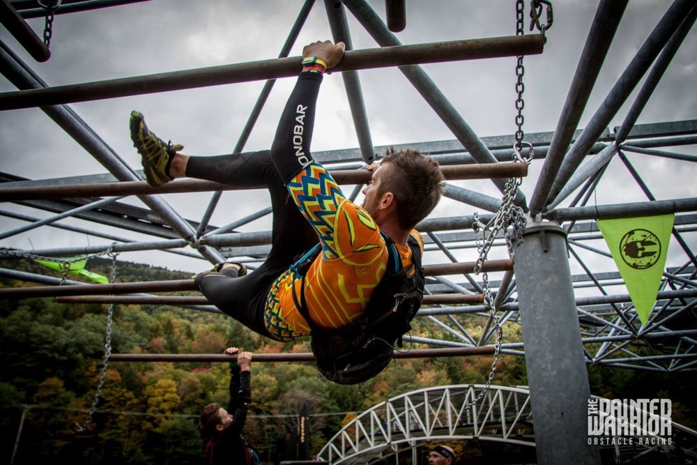 The flimsy monkey bars. Image courtesy of the painted warrior