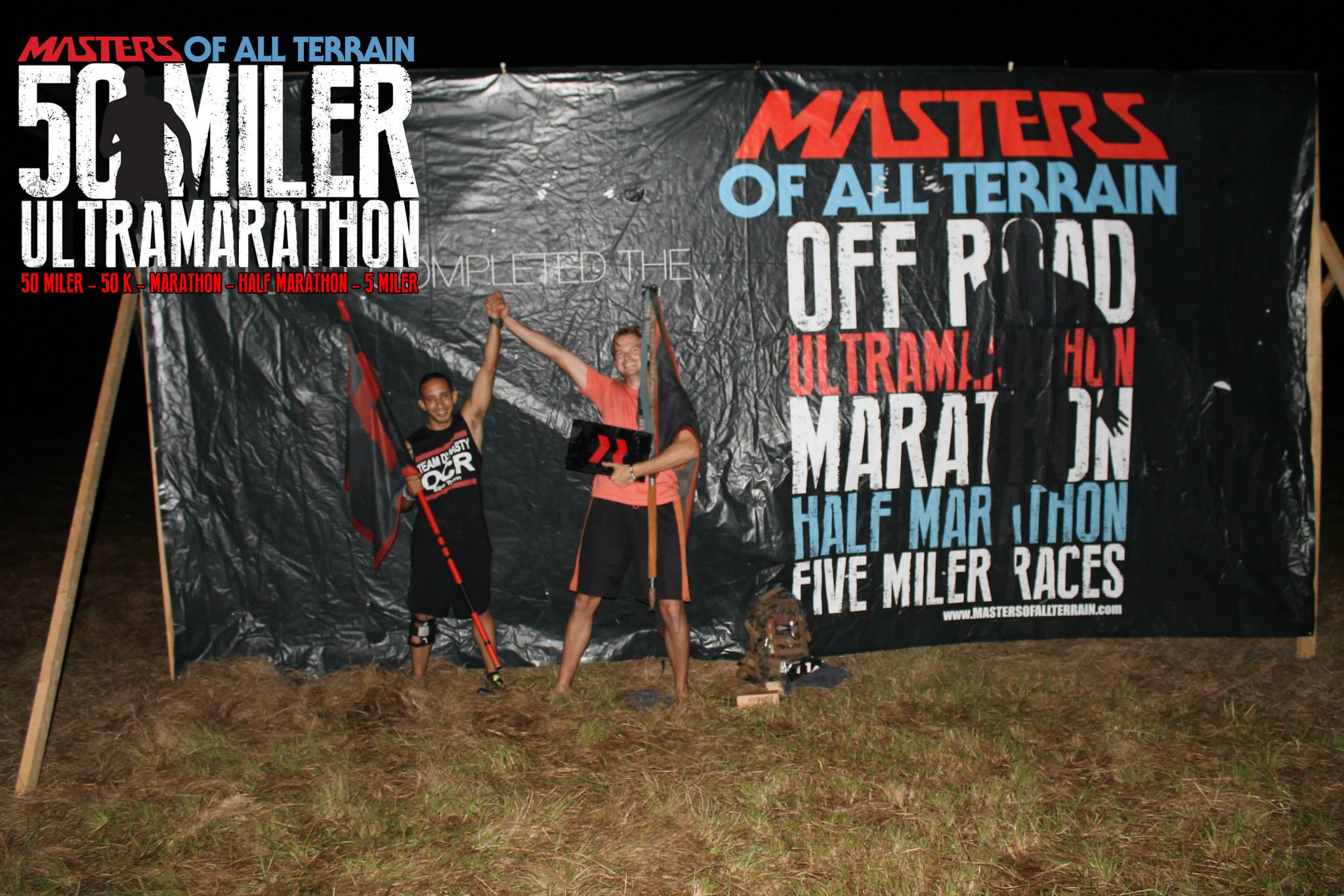 Jason (right) and I (left). The only two who made it to the end.