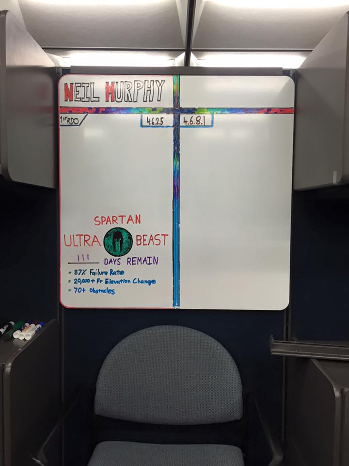 What I saw when I got to my desk every morning