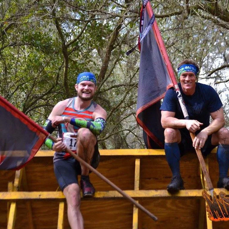 Kendall and I enjoying lap 3 