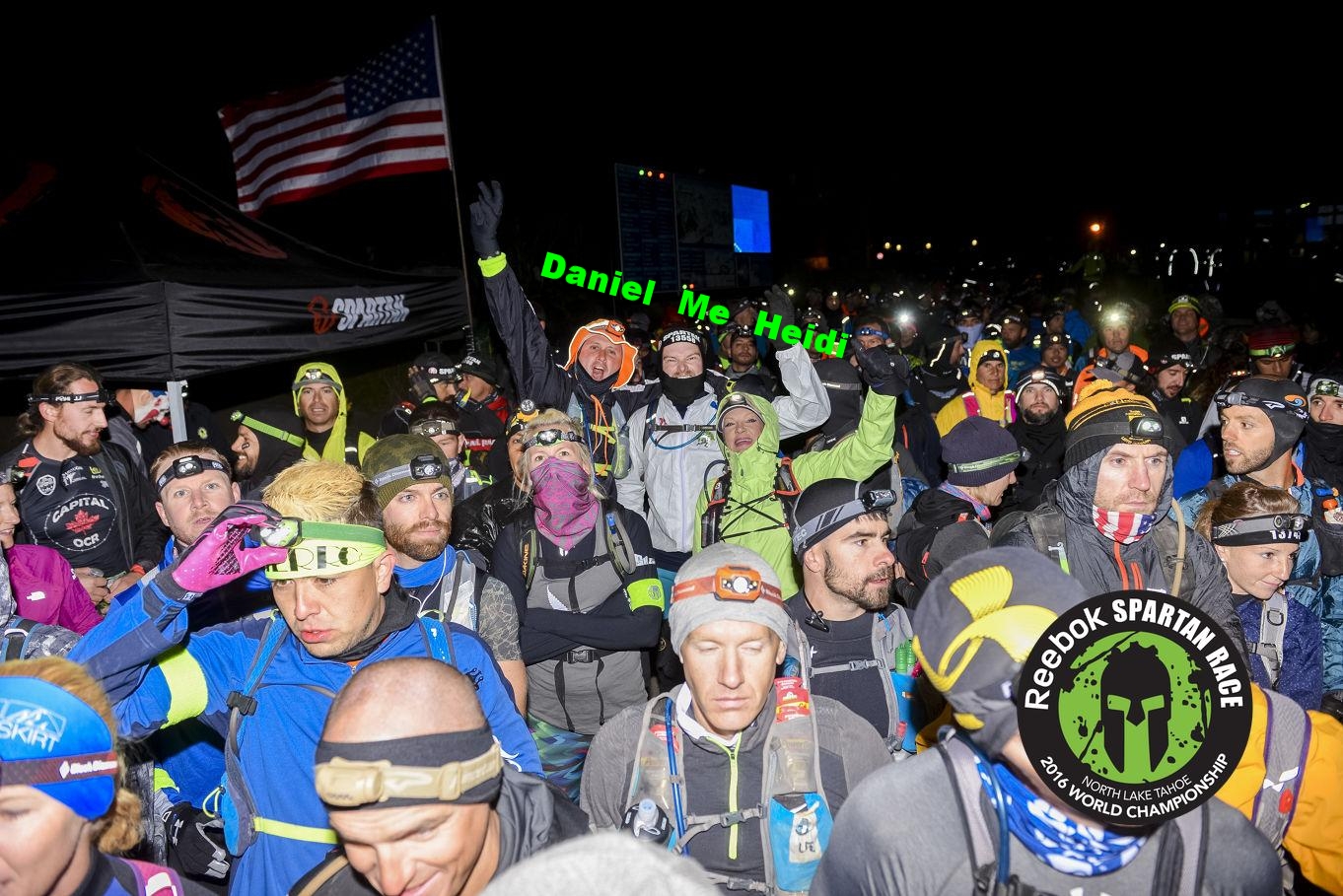 The three amigos at the starting line