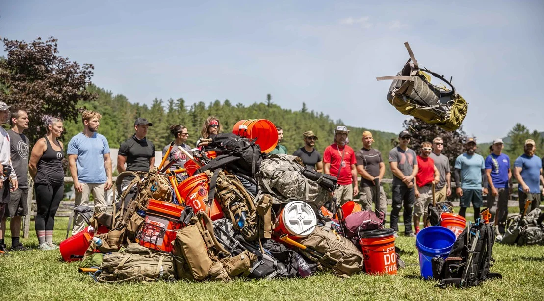 The gear pile! Photo Credit: Amanda Suarez / M + F Magazine