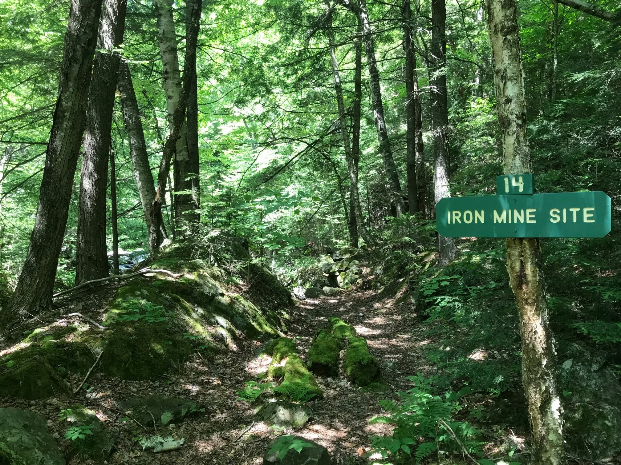 Iron Mine - one of the land nav checkpoints and a place where people had to brew mushroom tea
