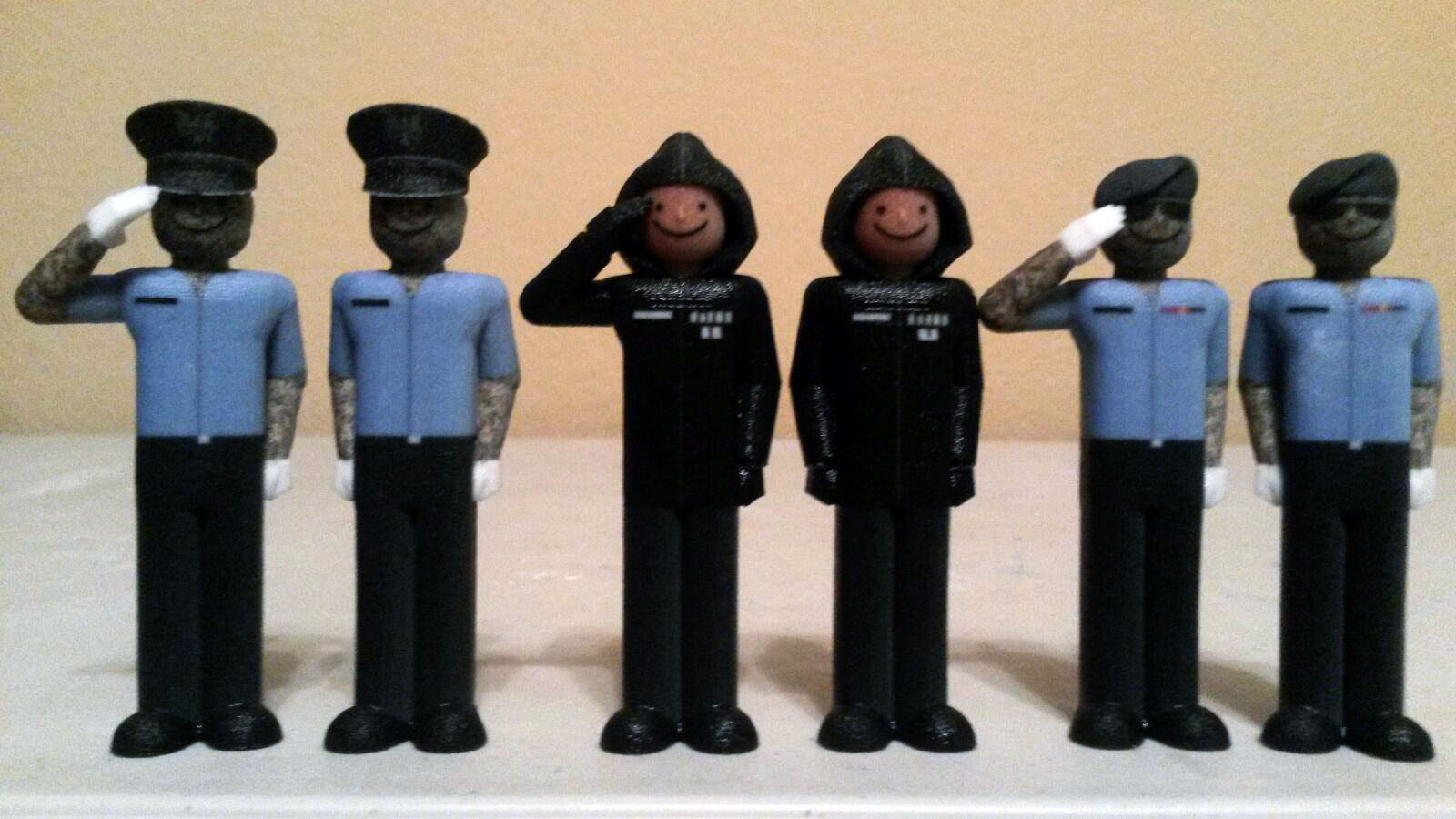 PD uniform and Parka