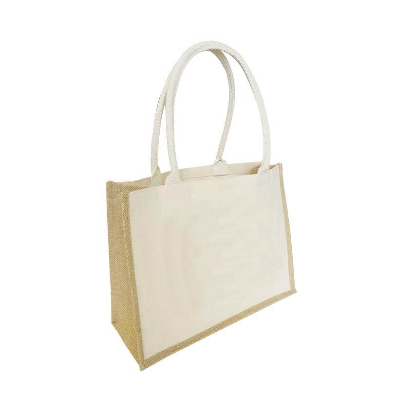 ECOBAGS EJ-225 JUTE/CANVAS TOTE