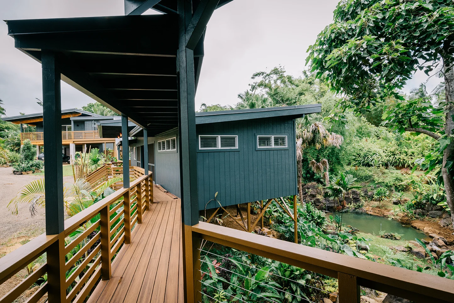 View from the master deck. 