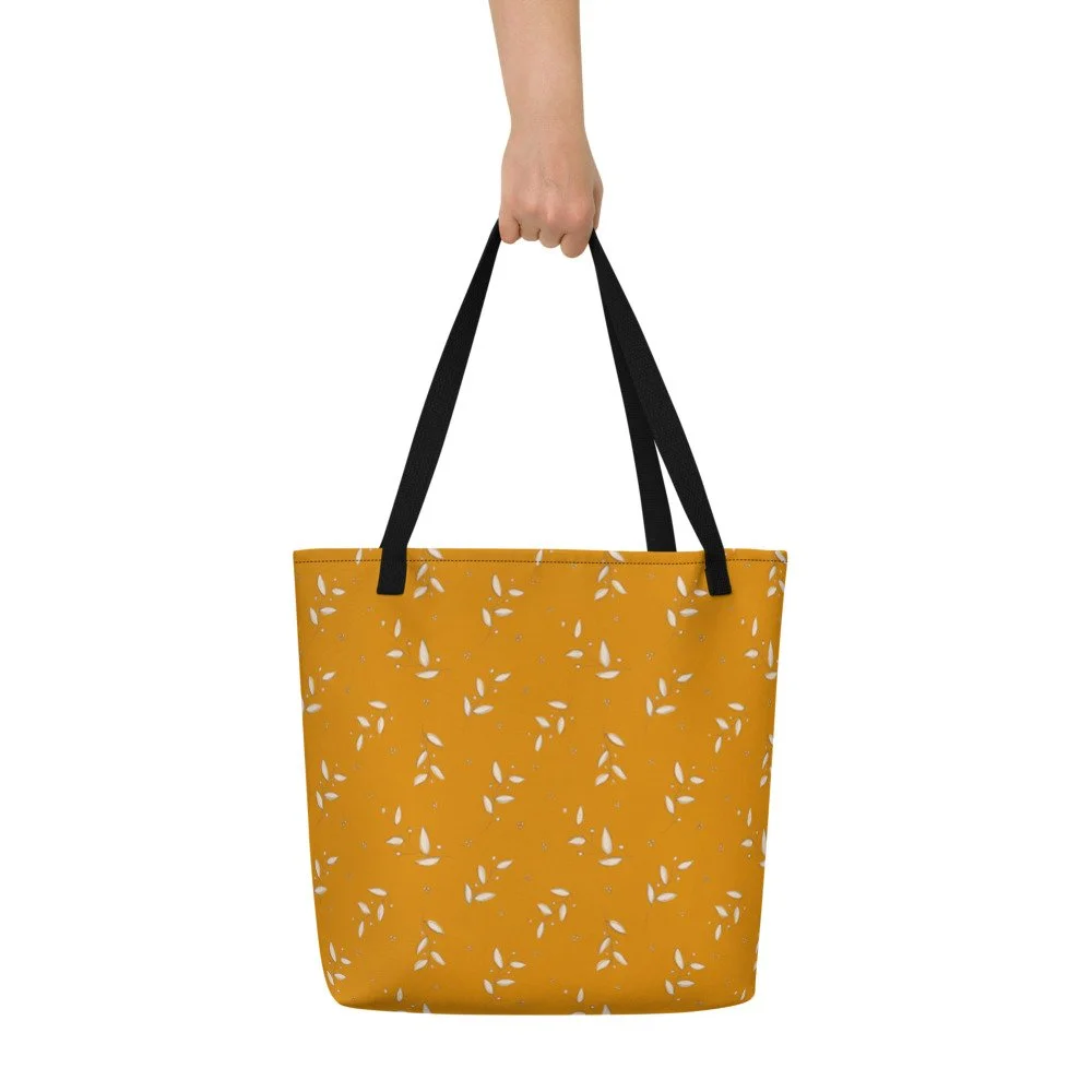 large tote bag with pockets