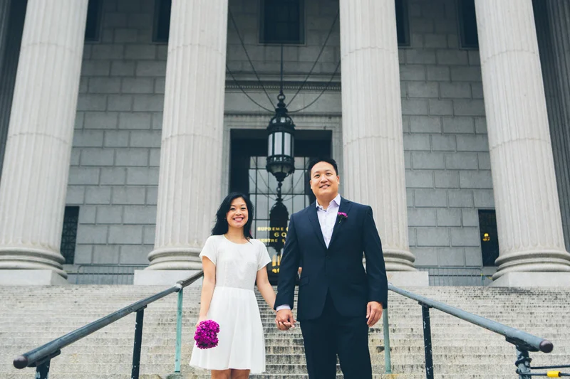 New York City Hall Intimate Wedding and Elopement