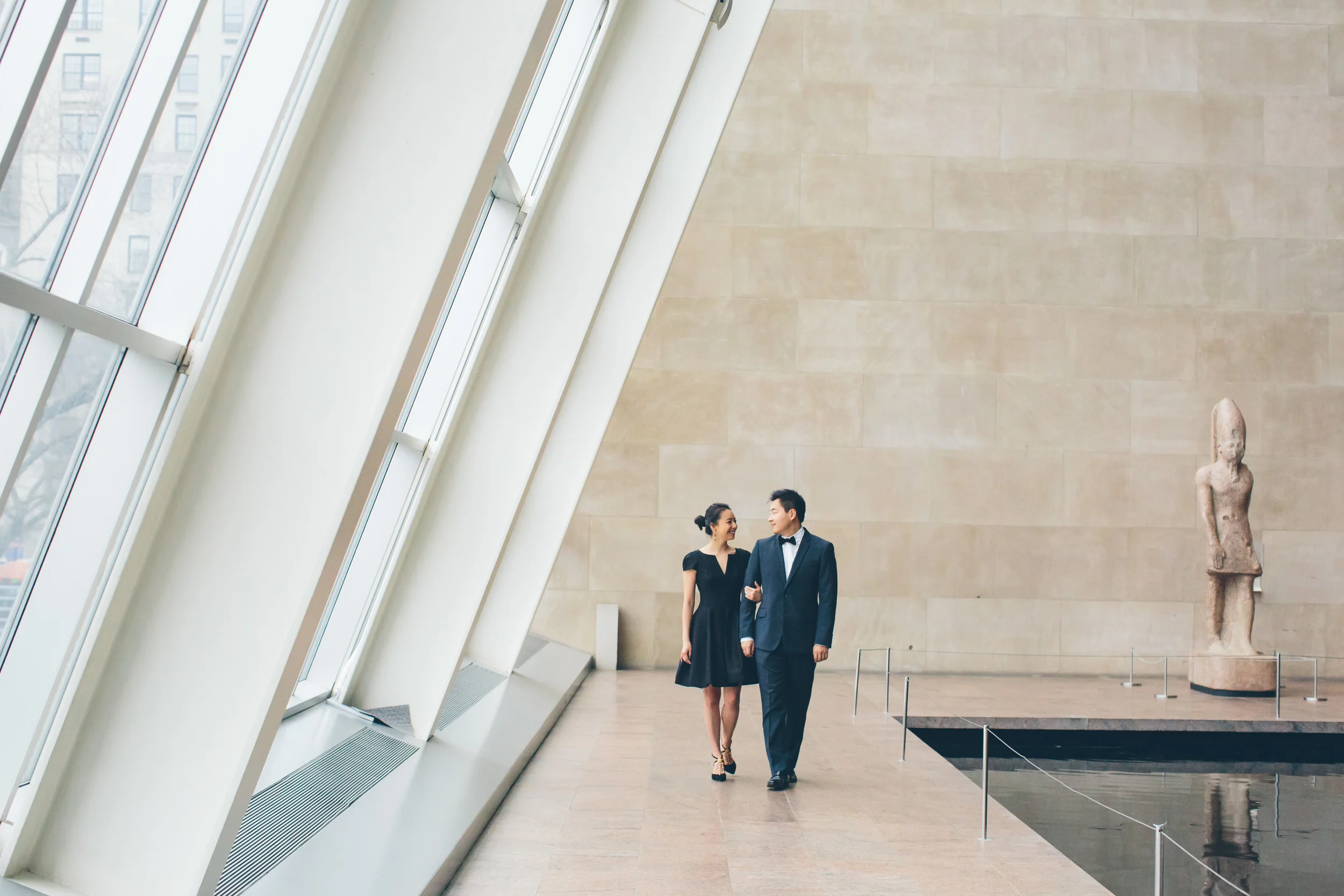 New York City Engagement Session at the Metropolitan Museum of Art