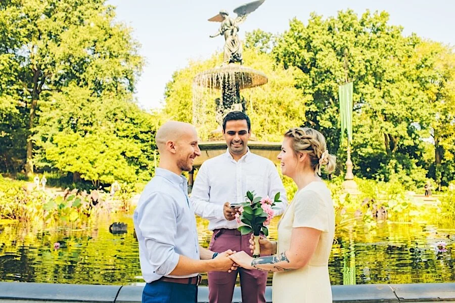 New York City Central Park Elopement of Amy and Anthony