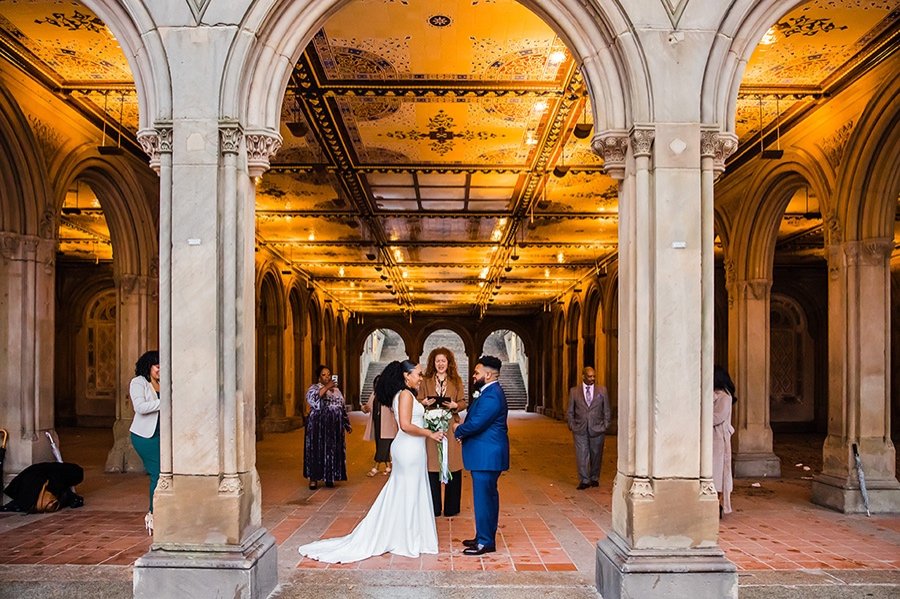 Bethesda Terrace Arch Bridge in Central Park, New York Cit…