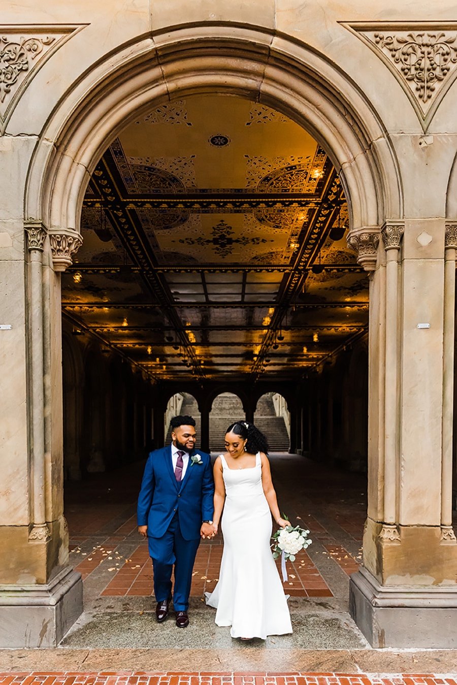 Central Park Weddings NYC New York - Bethesda Terrace and Fountain