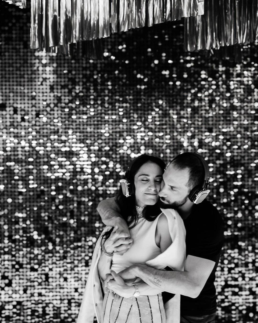 Engagement photo season is approaching!! I absolutely loved photographing Sam &amp; Ago dancing away in a silent disco at the color factory ❤️