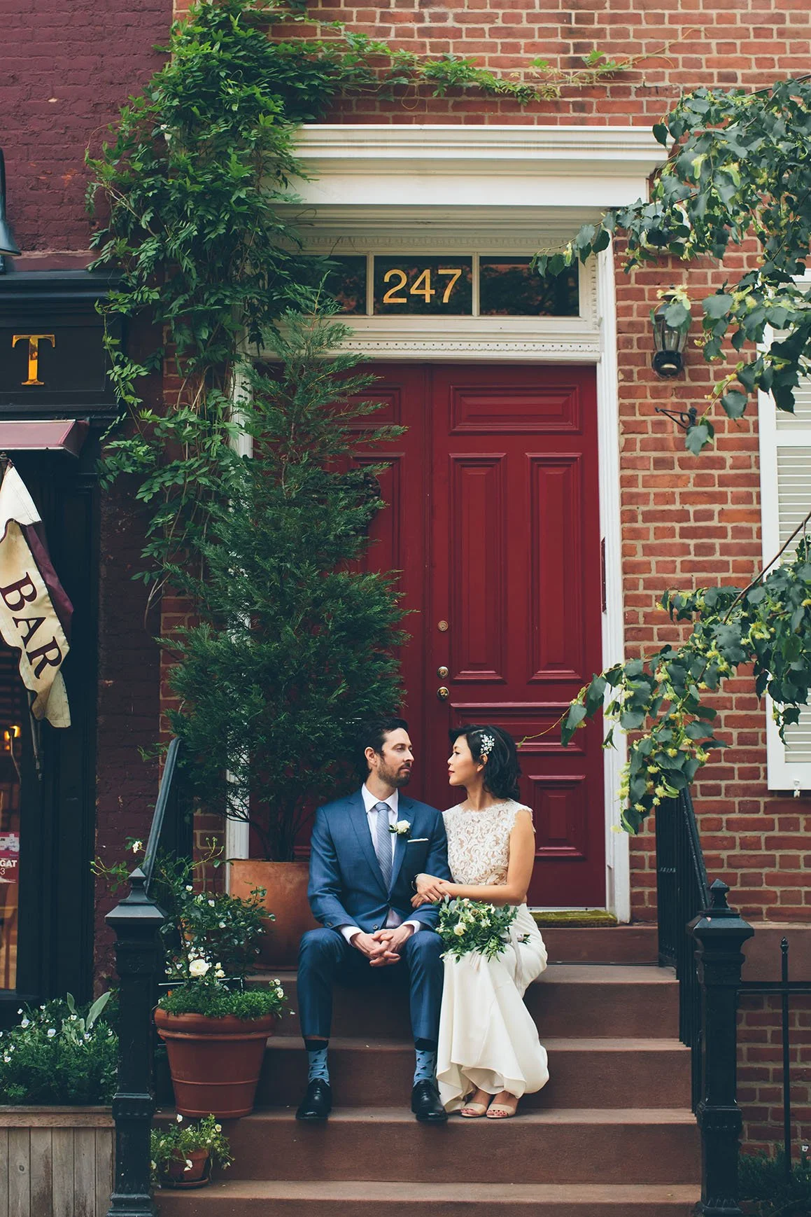 Bobo Restaurant Wedding in West Village, New York City