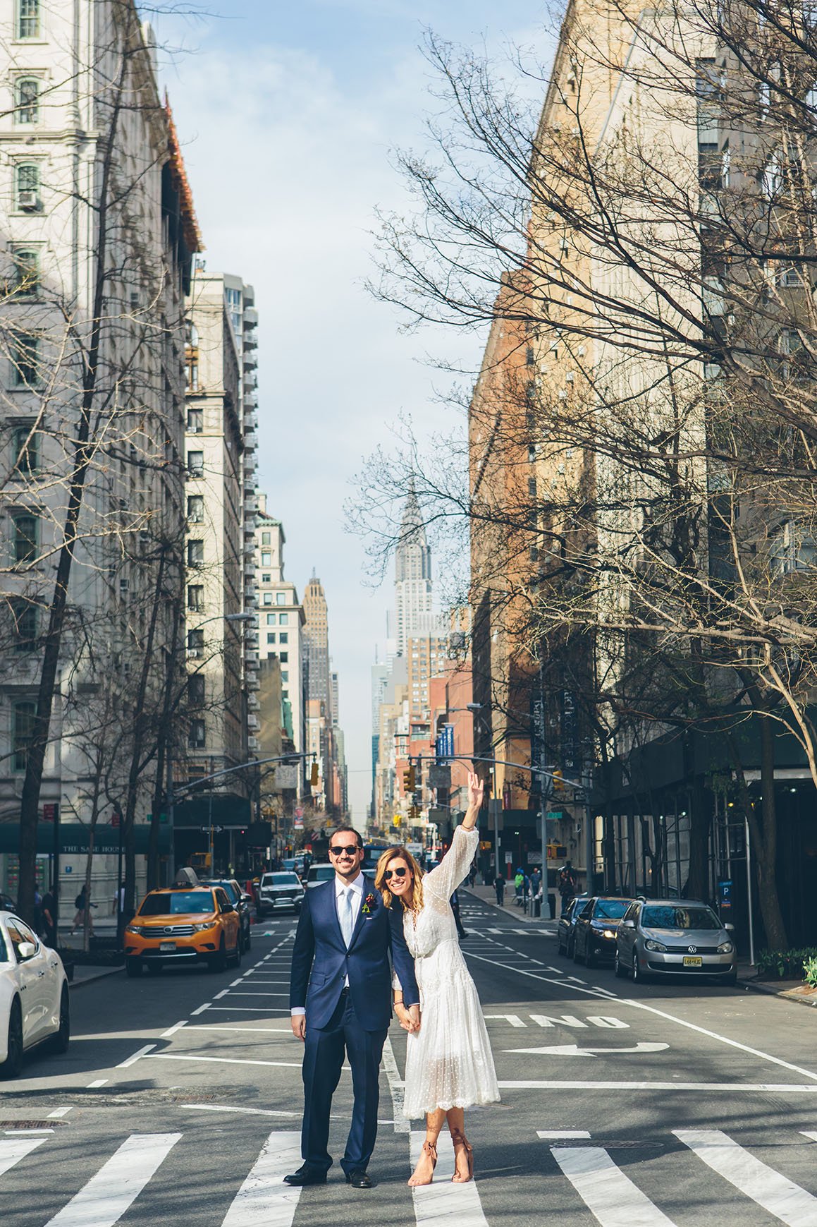 A Greece Couple Elopes in New York City - Gramercy Park to Central Park