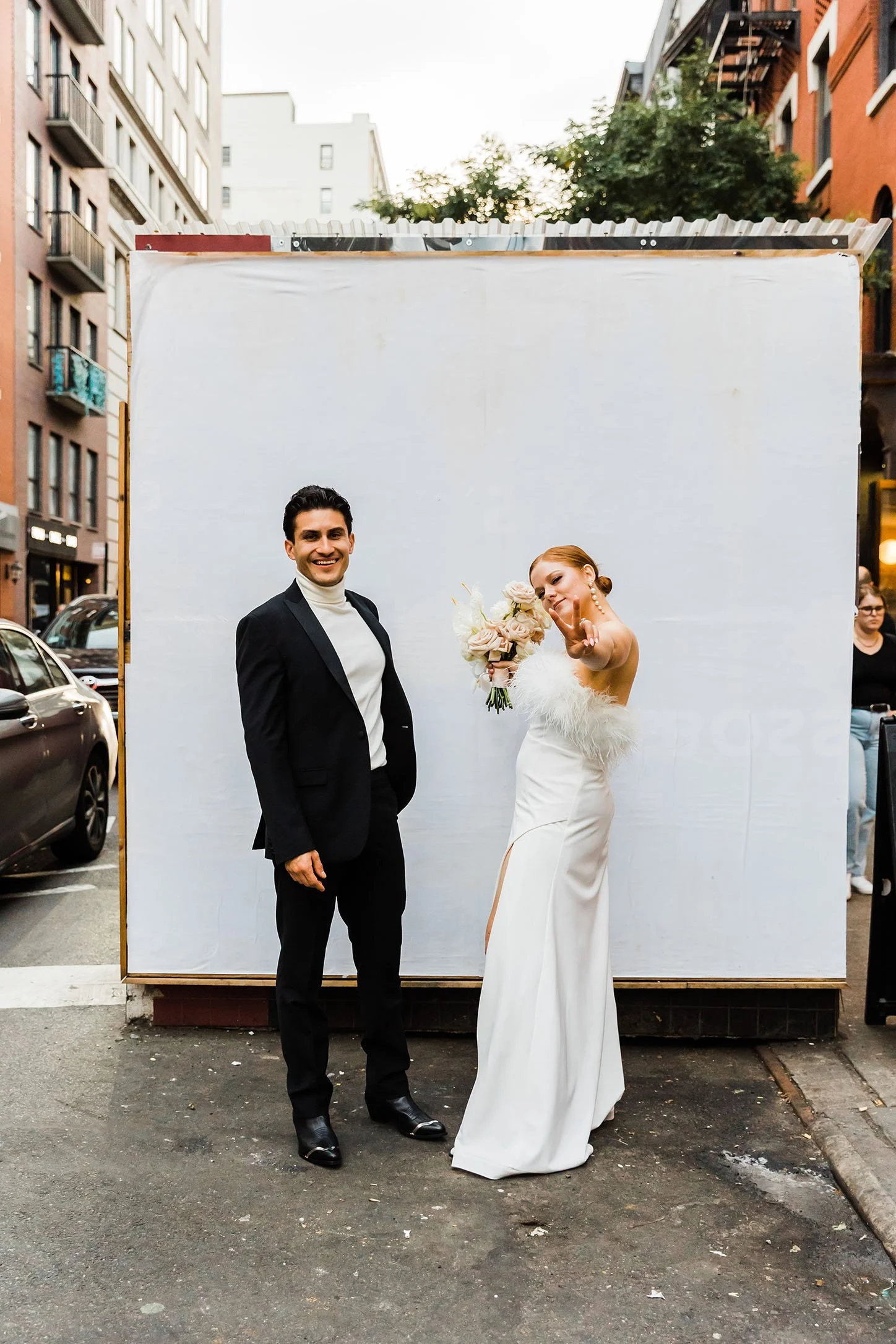 Romantic &amp; Chic Urban New York City Wedding at the Fotografiska Museum and Veronika Restaurant