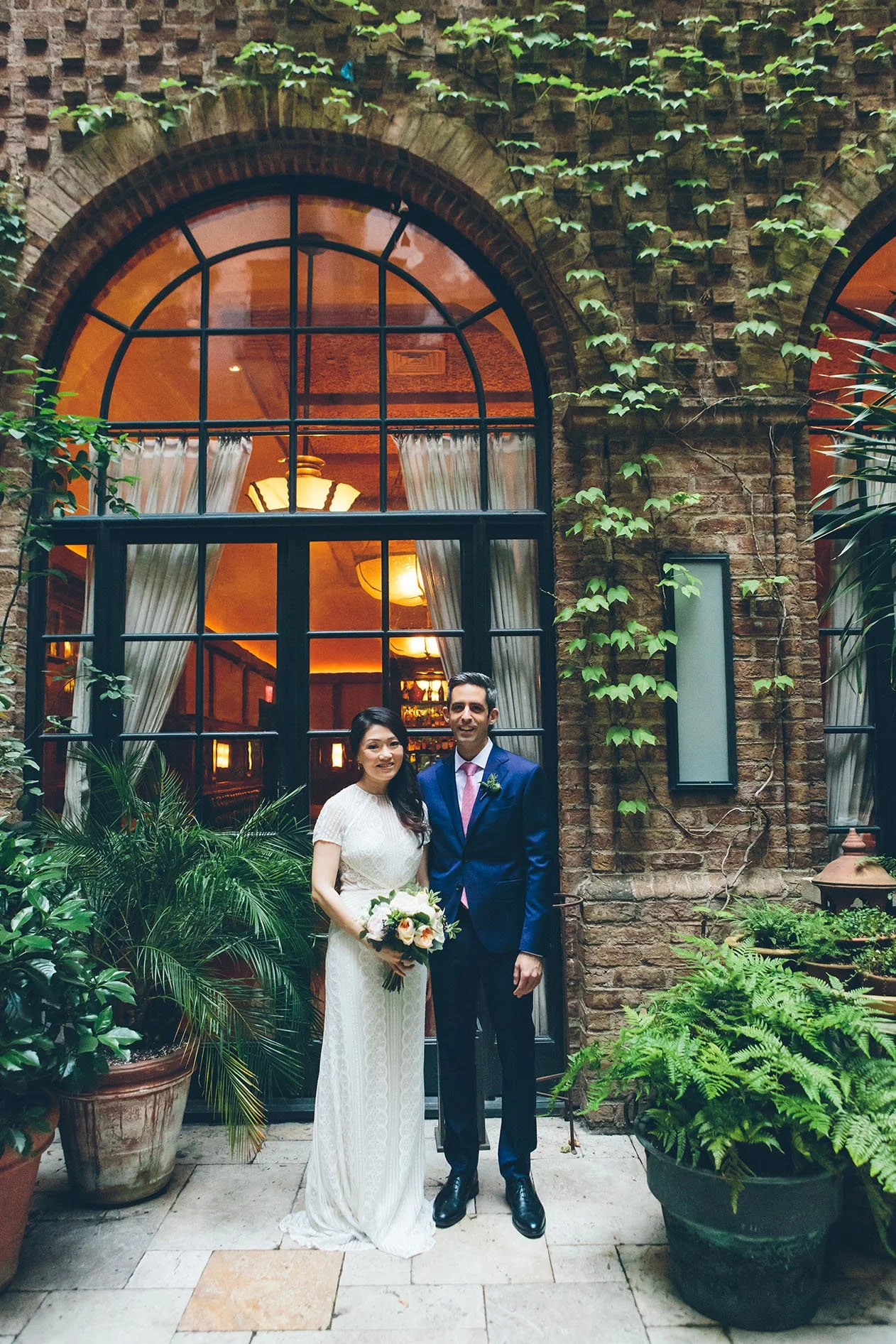 Sunset Boat Wedding at Grand Banks, A ship Restaurant off the piers of New York City