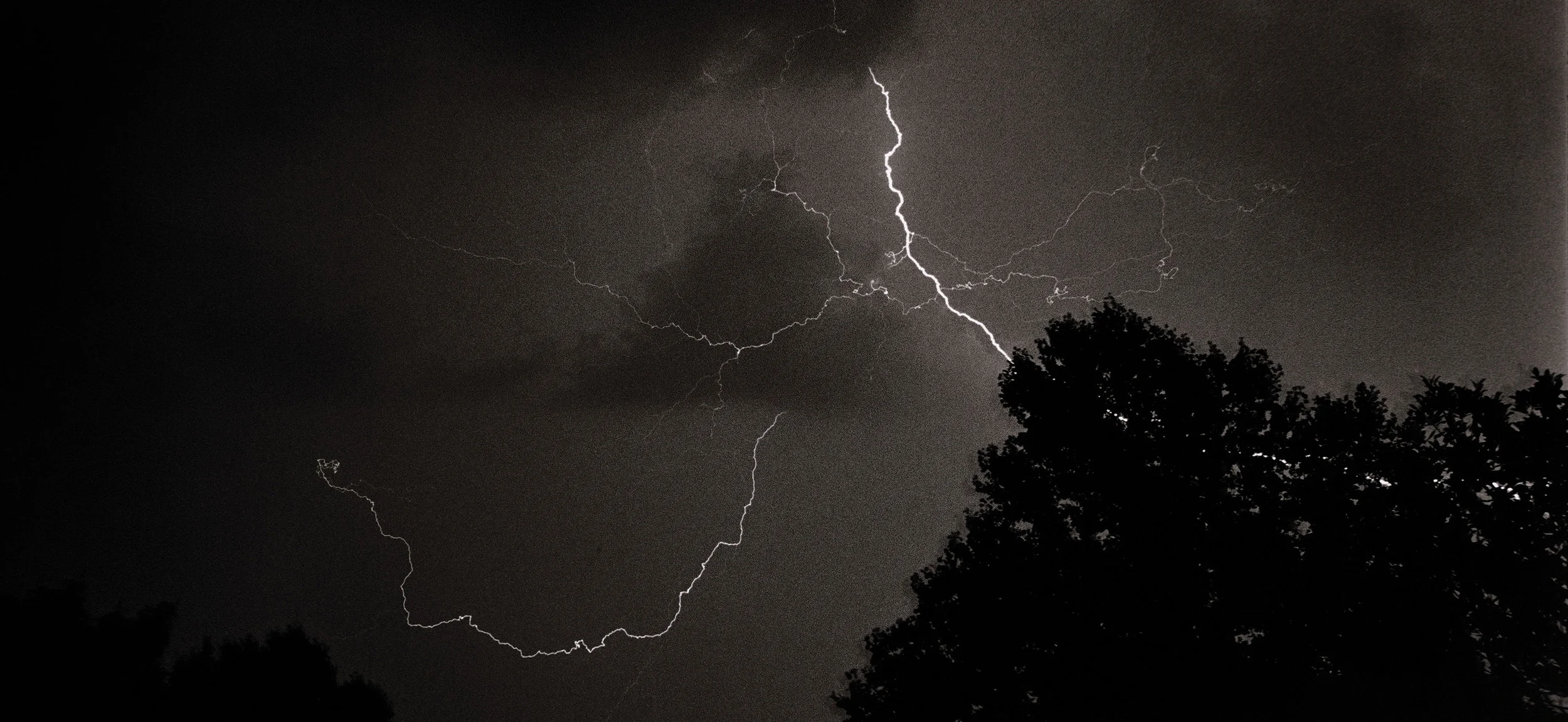 Lightning Storm , Billboard, 16th and S Van Ness