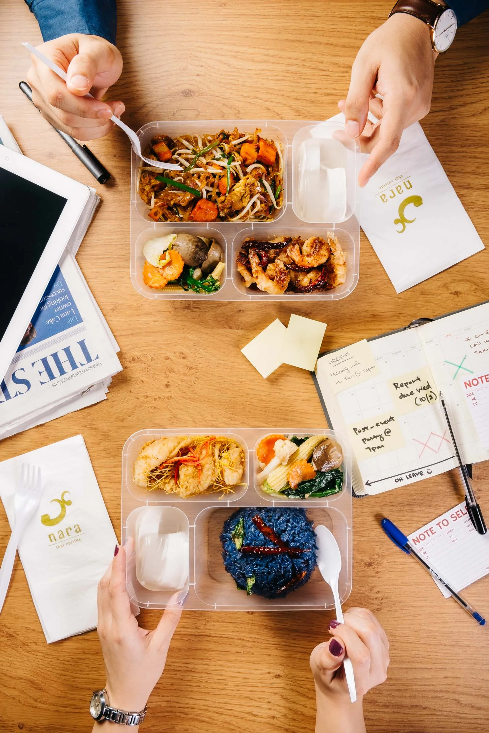 Concept & food styling by Nara Thai Cuisine.