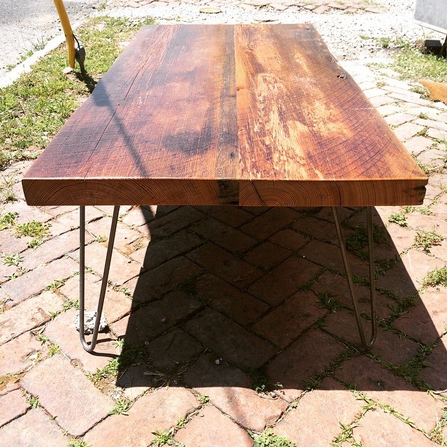 Heart Pine Coffee Table