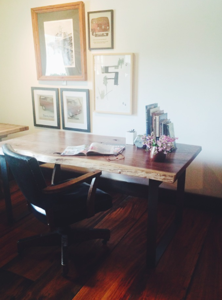 Live Edge Cedar Desk
