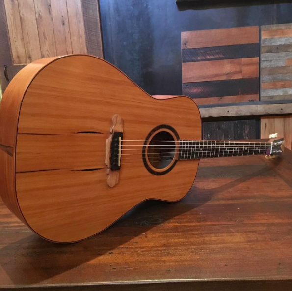 Finished Project: Union Station Heart Pine Guitar