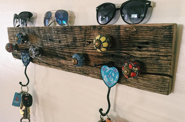 DIY Barnwood Key rack